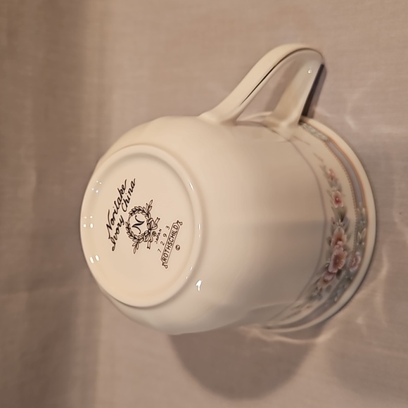 NEW Noritake Rothschild 7293 Flat Cup & Saucer Ivory China - Picture 13 of 16